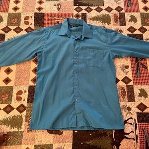 Sergio Louis Italy dress shirt -blue
